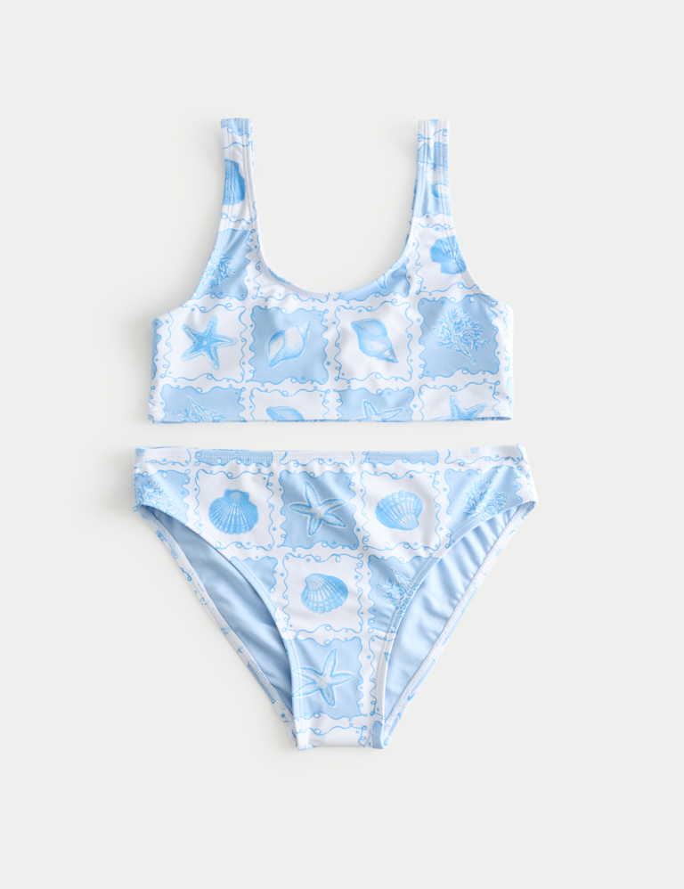2 Piece Shell Print Bikini (6-16 Yrs) 2 Piece Shell Print Bikini (6-16 Yrs)