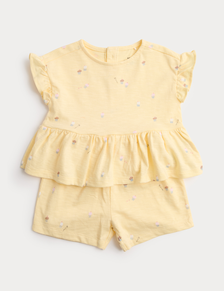Pure Cotton Top & Bottom Outfit (0-5 Yrs)