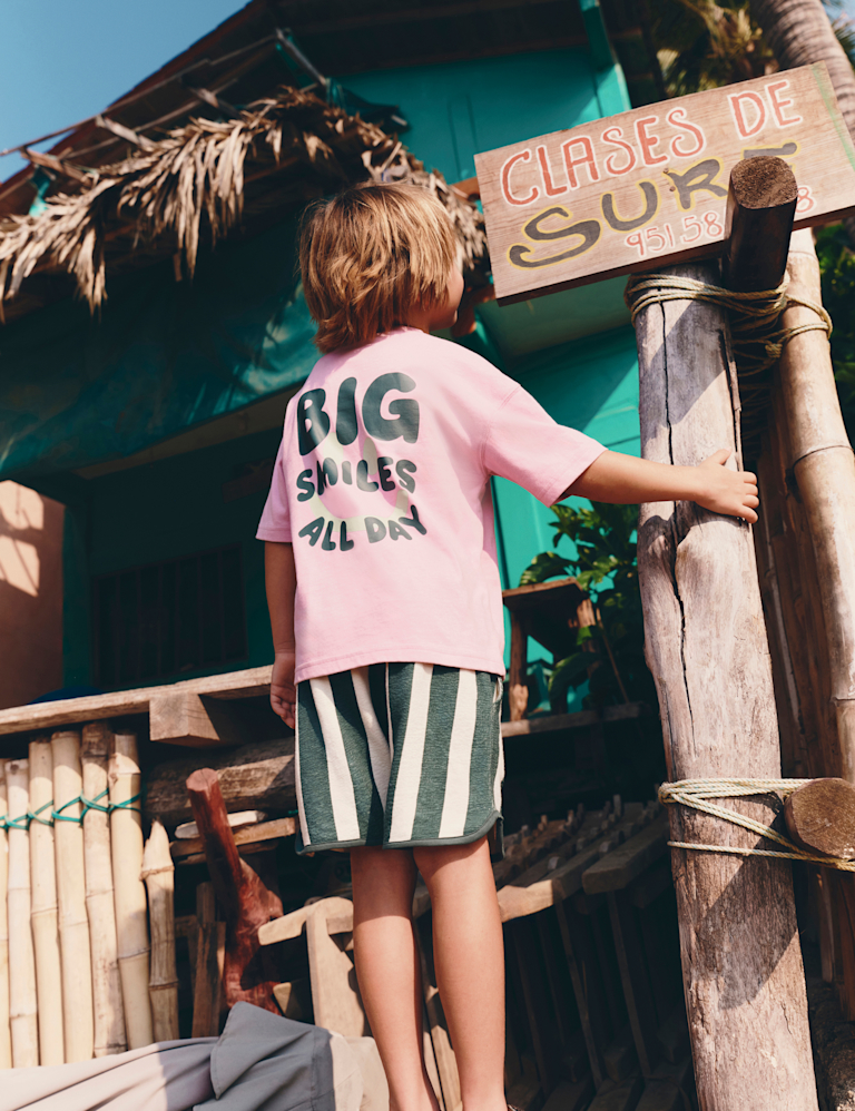 2 Piece Pure Cotton Graphic Top & Bottom Outfit (2-8 Yrs)